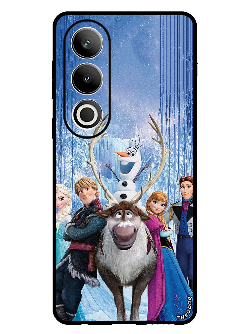 Theodor Protective Case Anti Scratch Shock Proof Bumper Cover For OnePlus Ace 3V Anna Elsa Ice - Image 1