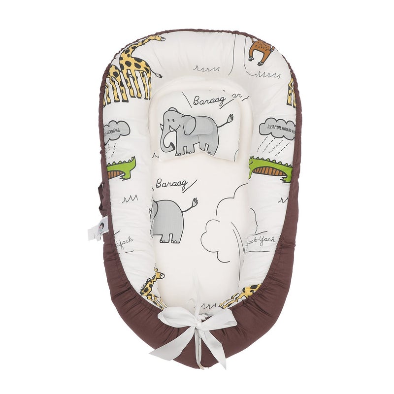 2022 foreign trade cotton baby bed mid-bed newborn uterus bionic bed portable detachable cross-border baby supplies ab-60