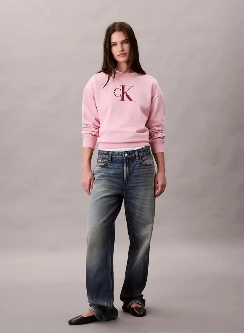 Cropped Monogram Sweatshirt
