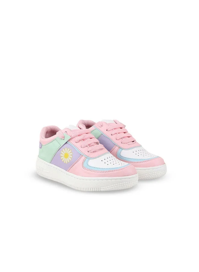 شوتوبيا Shoetopia Girls Colourblocked Lace-Ups Sneakers
