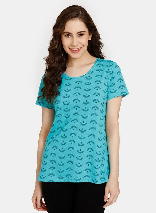 zivame Set of 2 - Zivame Printed T-shirt with Short Sleeves