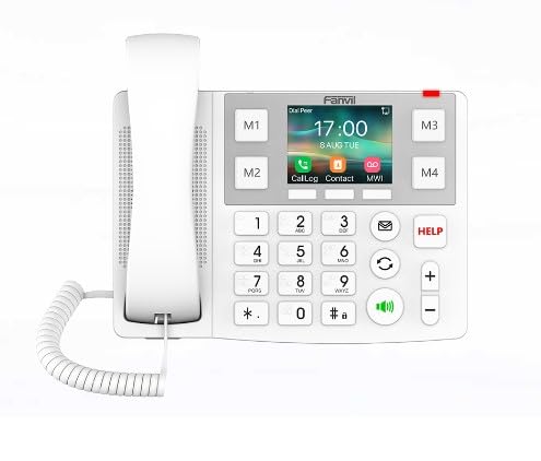 Fanvil X305 Big Button IP Phone 2 SIP Lines, PoE, Dual-Band Wi-Fi, Bluetooth 4.2, and 433MHz Wireless Emergency Button Support, with 3.5" Color Screen - Image 5