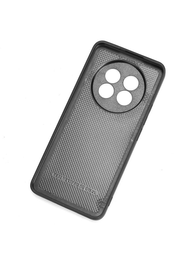 اس-توب جراب لهاتف Realme 13 Pro بغطاء خلفي بخياطة بنمط بقرة - Image 4