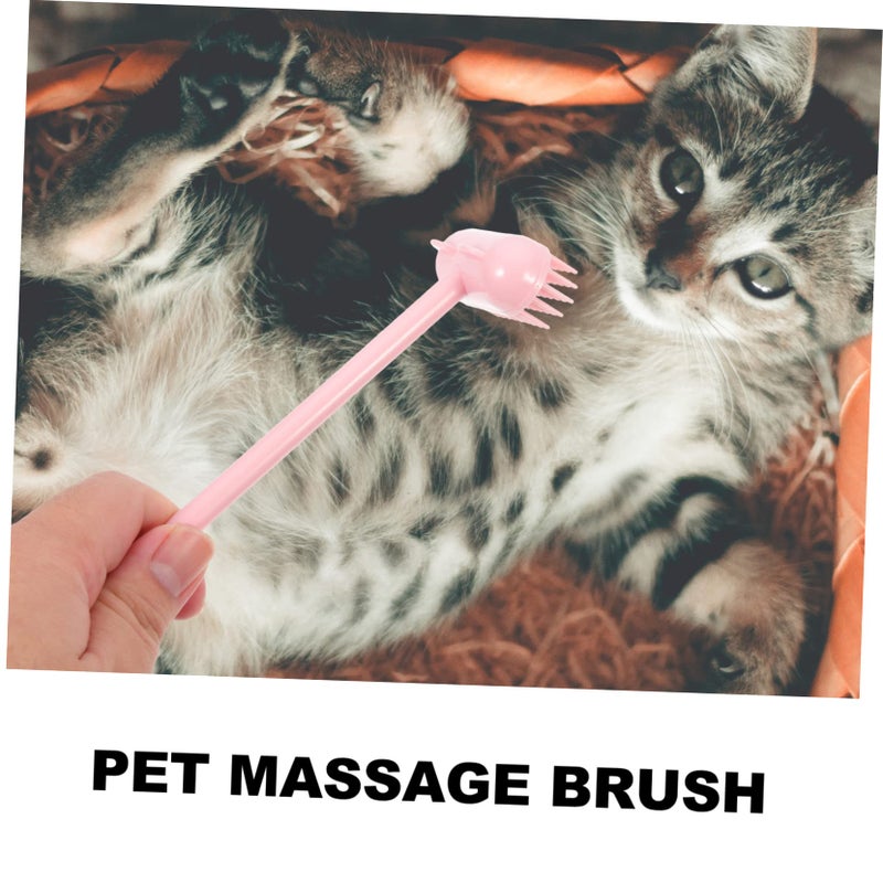 Cat Self Grooming Massage Brush For Hair Removal Shedding And Itching Relief Blue - Image 5