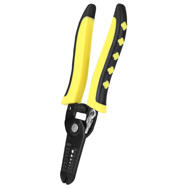 Steel Wire Stripper Cutter 8 6in Ergonomic Grip for 10 22AWG Cables 7 in 1 Tool - Image 5