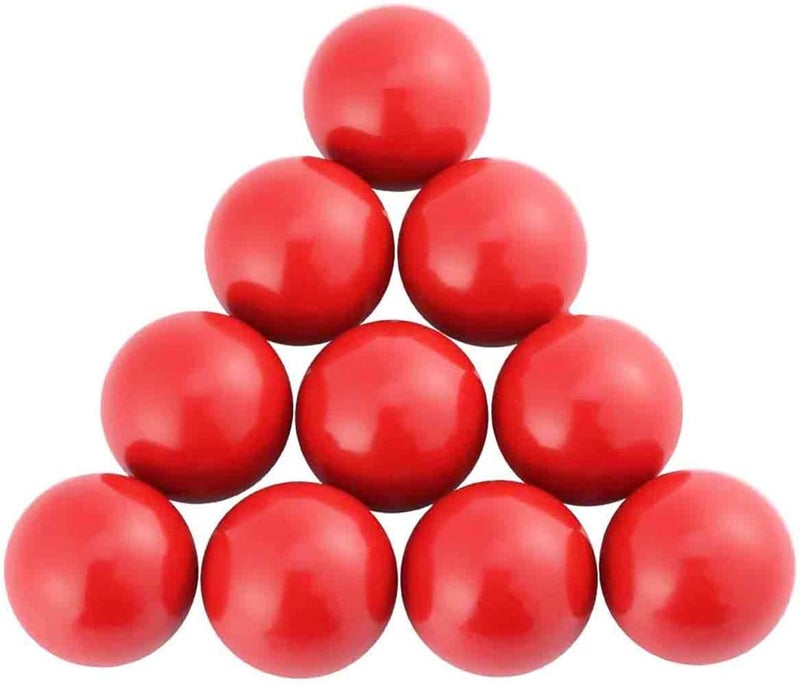 COMOK Ball Handle Knob M8 Threaded Red Ball Knob Machine Control Handle 32mm Diameter Ball Nut 10Pcs - Image 1