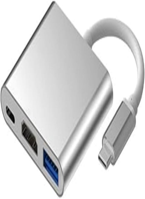 Admin Type C to HDTV/USB 3.0/PD 3 in 1 Docking Station for Computer Laptop to Display Projector hub Docking Station 4K HDM1/USB/PD