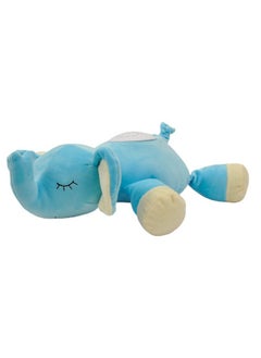 Linzy Toys Starry Night Baby Night Light With Projector With Soothing Sounds, Lullabies And White Noise Soother For Kids, Nursery Decor, Stuffed Animal Elephant (57802), Blue  - Image 1