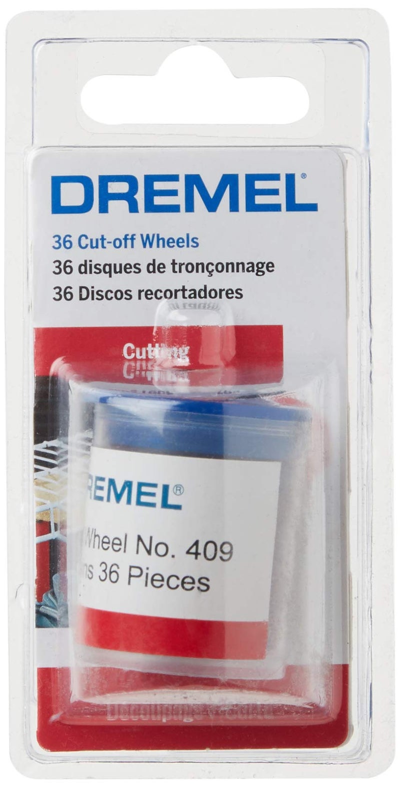 Dremel 409 Cut-Off Wheel, 15/16" (23.8 mm) Diameter, .025â€ (0.6mm) disc Thickness, Cutting Rotary Tool Accessory (36 Pieces) - Image 2