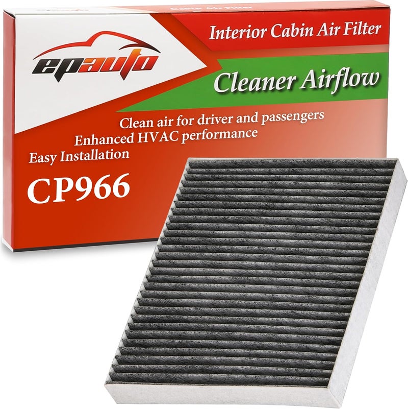 EPAuto CP966 (CF11966) Cabin Air Filter Replacement for Chevrolet Silverado, Equinox, Malibu, Cadillac XT5, CT5, GMC Sierra, Terrain, Buick Enclave, Encore GX - Fits GM Select Models 2013-2025 - Image 1
