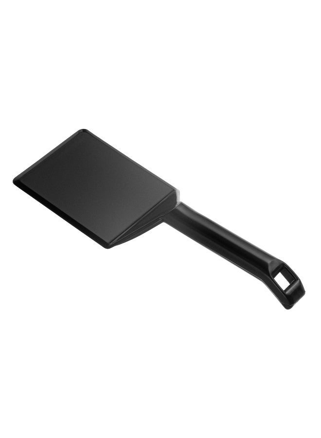 Restaurantware Cater Tek 10 Inch Serving Spatulas, 100 Disposable Serving Utensils - Heavy-Duty, Wide Edge, Black Plastic Lasagna Spatulas, With Handle, For Brownies, Cakes, And Eggs  - Image 1