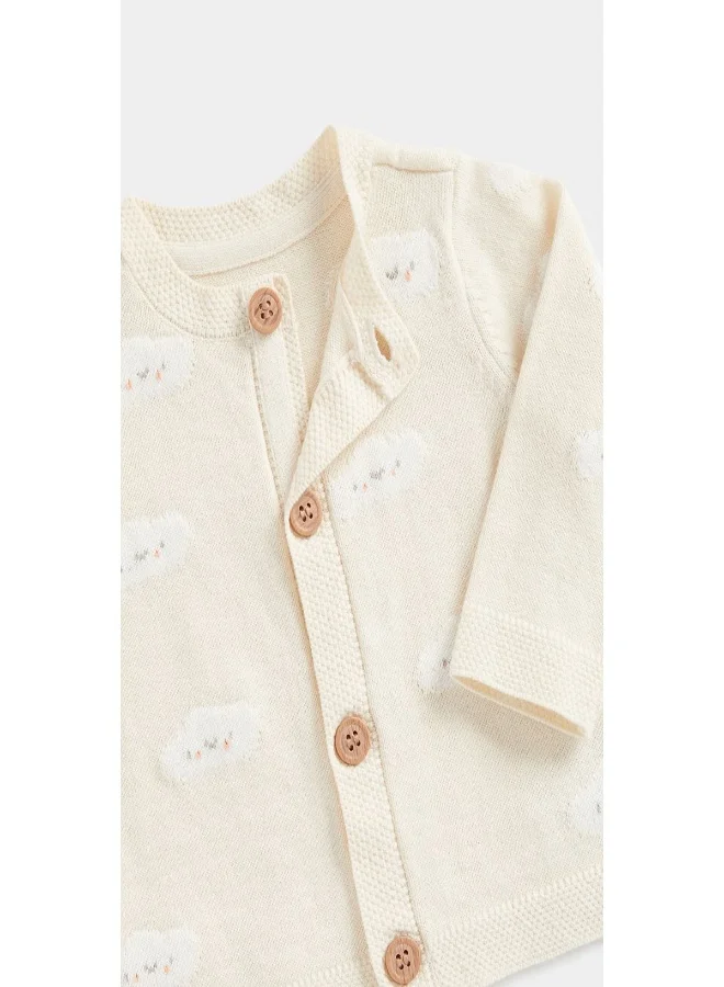 mothercare My First Cloud Knitted Cardigan