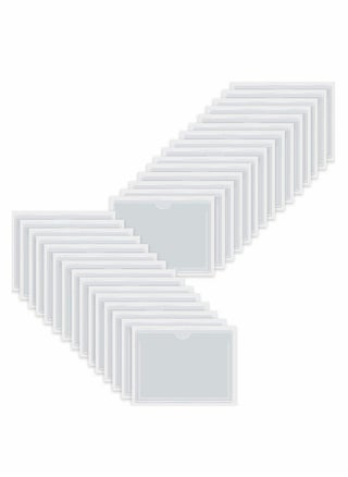Self-Adhesive Index Card Pockets Top Open Design for Easy Loading Clear Plastic 30-Pack Perfect for Organizing and Protecting Your Cards - pzsku/Z94058CE4E4F95E5C78E0Z/45/_/1726276721/58f102e4-c45b-4a76-a08d-095ada96d3de