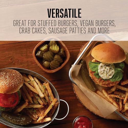Weston Burger Press, Makes 4 1/2" Diameter Patties for Hamburger, Crab Cakes, Sausage, 1/4lb to 3/4lb, Single, Non-stick Heavy-Duty Cast Aluminum (07-0301) - Image 2