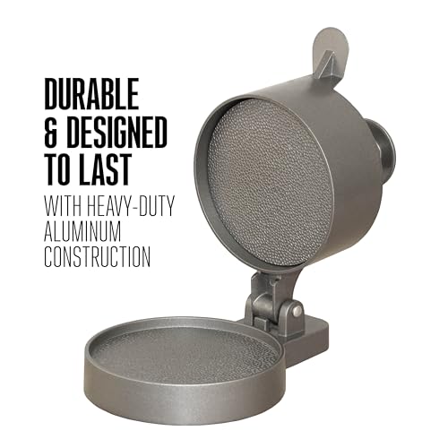 Weston Burger Press, Makes 4 1/2" Diameter Patties for Hamburger, Crab Cakes, Sausage, 1/4lb to 3/4lb, Single, Non-stick Heavy-Duty Cast Aluminum (07-0301) - Image 4