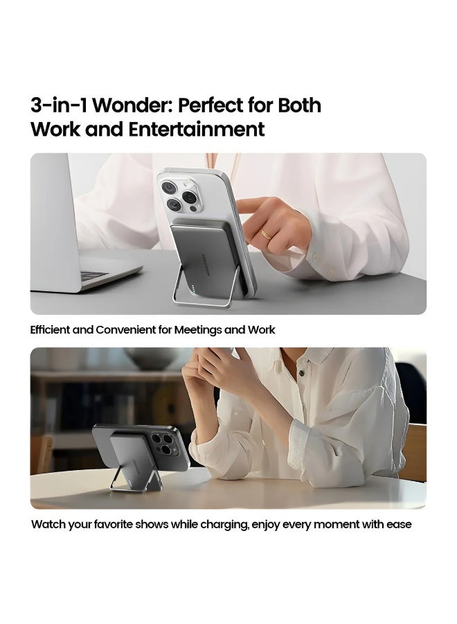 MOVESPEED 10000mAh Magnetic Power Bank – 20W PD Fast Charging & 15W Wireless, Ultra-Slim Portable Charger for iPhone & Android 16/15/14/13/12 - Image 5