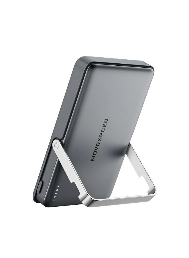 MOVESPEED 10000mAh Magnetic Power Bank – 20W PD Fast Charging & 15W Wireless, Ultra-Slim Portable Charger for iPhone & Android 16/15/14/13/12 - Image 3