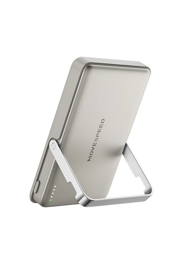MOVESPEED 10000mAh Magnetic Power Bank – 20W PD Fast Charging & 15W Wireless, Ultra-Slim Portable Charger for iPhone & Android 16/15/14/13/12 - Image 1