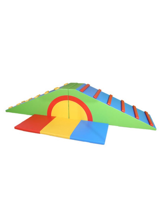 other/other Early Education Center Kindergarten Indoor Children's Inductive Training Equipment Large Slide Soft Toy Complete Set - Image 1
