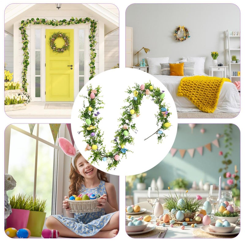 6ft Reusable Spring Easter Garland For Mantle Door Wall Indoor Outdoor Decor - Image 5