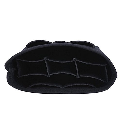 ZTUJO Purse Organizer Insert, Felt Bag Organizer For Handbag, 13 Colors, 6 Sizes (Small, Black) - Image 5