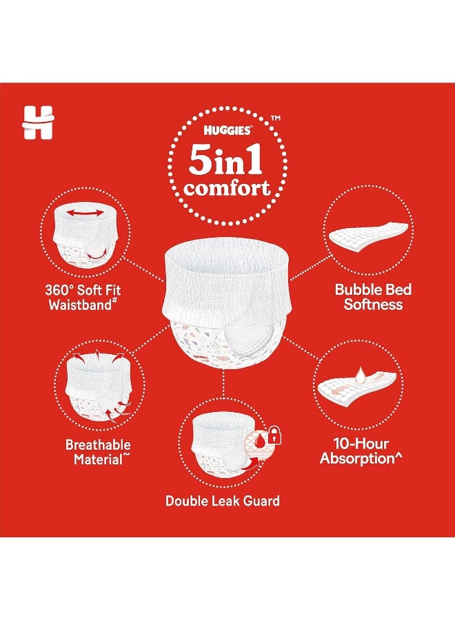 Huggies Complete Comfort Dry Pants Small (S) Size Baby Diaper Pants, 32 count, with 5 in 1 Comfort - Image 3