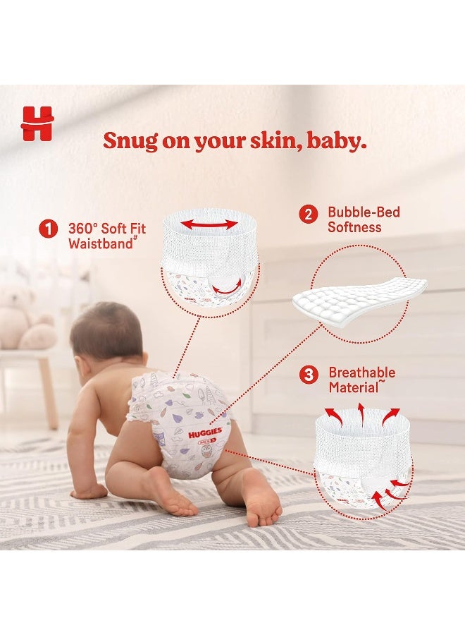 Huggies Complete Comfort Dry Pants Small (S) Size Baby Diaper Pants, 32 count, with 5 in 1 Comfort - Image 4