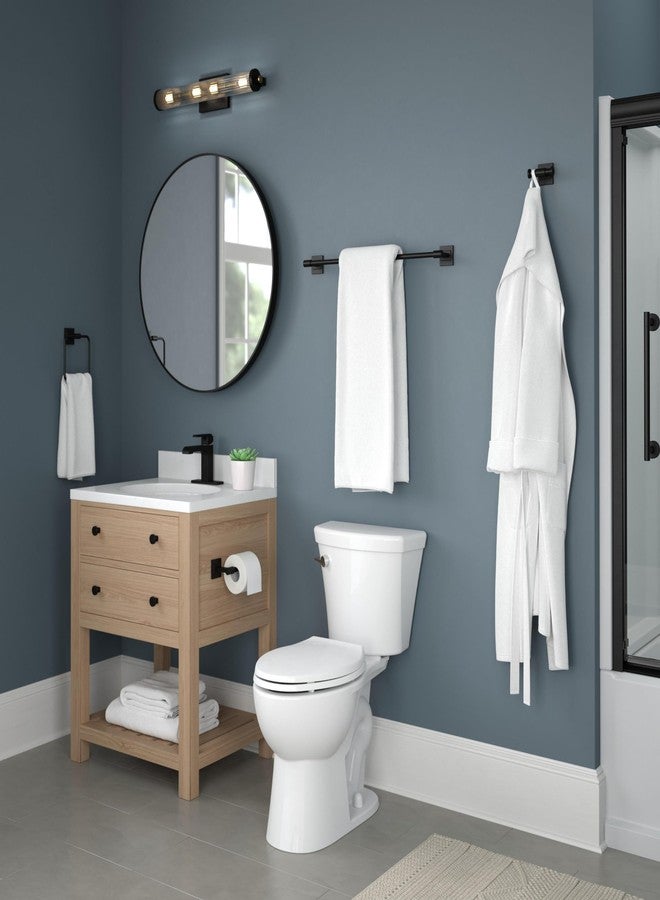 Delta Faucet McLaren (1-Pack) Towel/Robe Hook for Bathroom, Matte Black, Wall Mounted MCL35-MB - Image 5