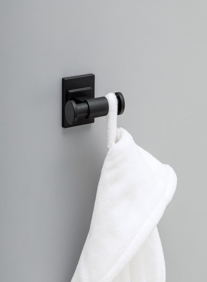 Delta Faucet McLaren (1-Pack) Towel/Robe Hook for Bathroom, Matte Black, Wall Mounted MCL35-MB - Image 2