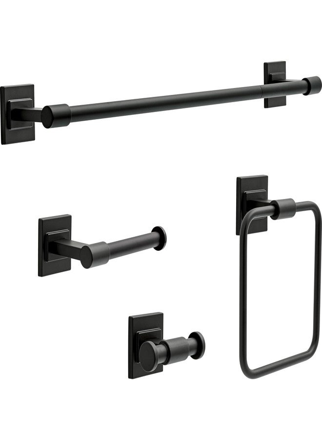 Delta Faucet McLaren (1-Pack) Towel/Robe Hook for Bathroom, Matte Black, Wall Mounted MCL35-MB - Image 3