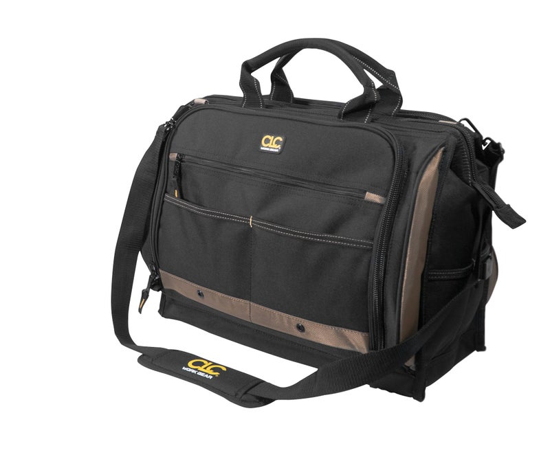 Custom Leathercraft1539 MultiCompartment 50 Pocket Tool Bag