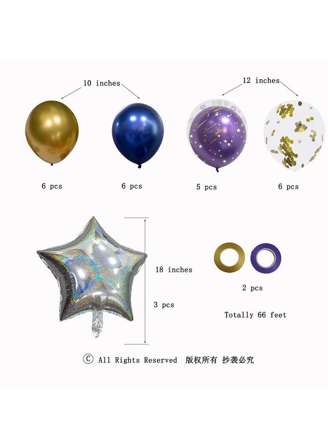 Decor365 26Pcs Twinkle Star Balloon Decoration For Galaxy Birthday Party Decor Universe Starry Theme Anniversary Engagement Bridal Shower Graduation New Year Party Supplies - Image 2
