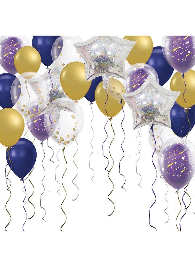 Decor365 26Pcs Twinkle Star Balloon Decoration For Galaxy Birthday Party Decor Universe Starry Theme Anniversary Engagement Bridal Shower Graduation New Year Party Supplies - Image 1