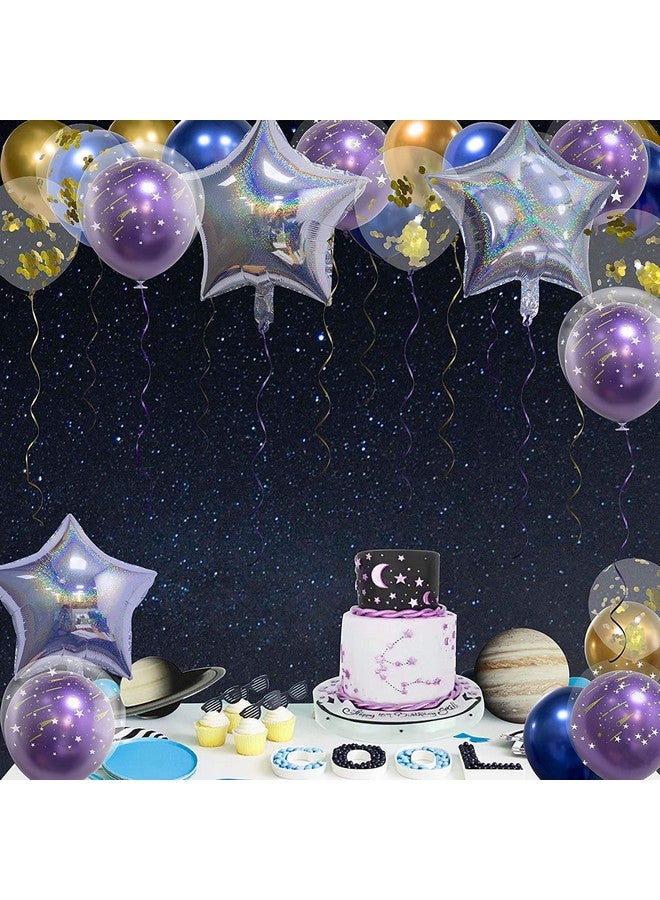 Decor365 26Pcs Twinkle Star Balloon Decoration For Galaxy Birthday Party Decor Universe Starry Theme Anniversary Engagement Bridal Shower Graduation New Year Party Supplies - Image 4