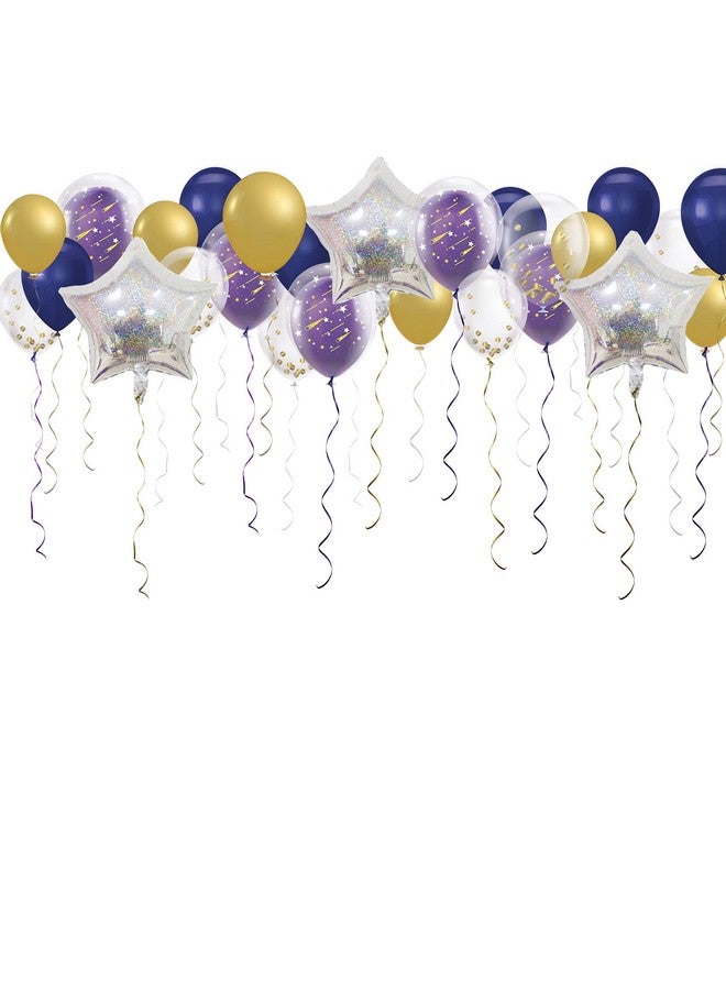 Decor365 26Pcs Twinkle Star Balloon Decoration For Galaxy Birthday Party Decor Universe Starry Theme Anniversary Engagement Bridal Shower Graduation New Year Party Supplies - Image 5