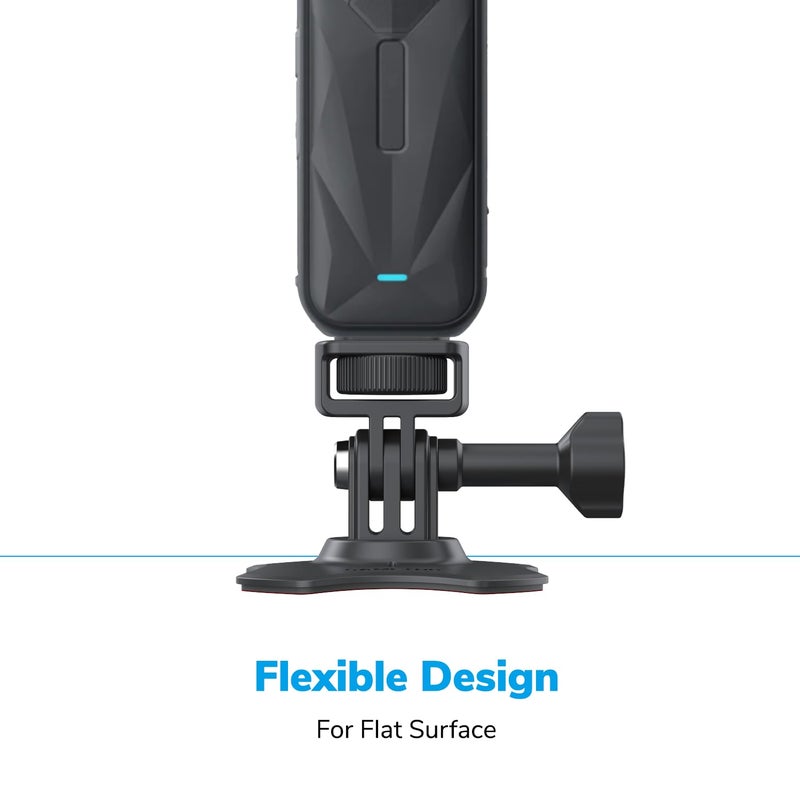 Sametop Flexible Adhesive Mount 3M Sticky Helmet Attachment Compatible with GoPro Hero 13 12 11 10 Max 9 8 7 6 Session Insta360 X5 X4 X3 X2 ONE DJI Osmo AKASO Action Cameras (2 Packs) - Image 3