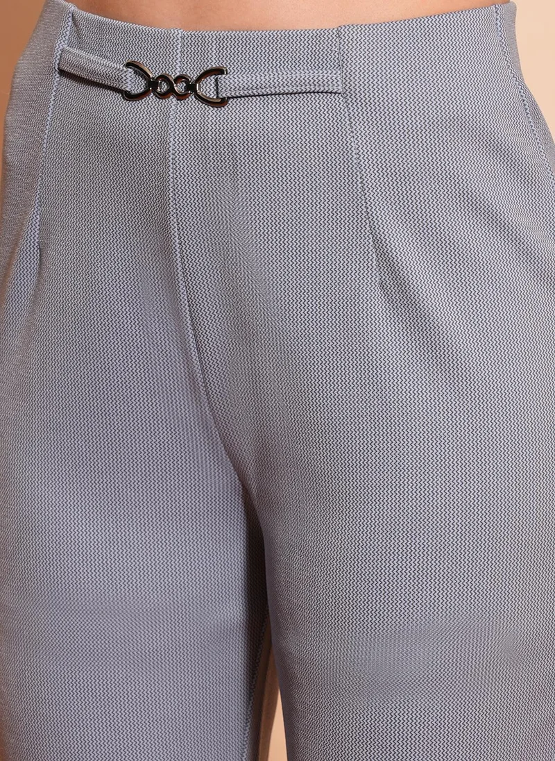 Globus blue Globus Women's Blue High Rise Stretch Flared Treggings for Women | Best Price UAE