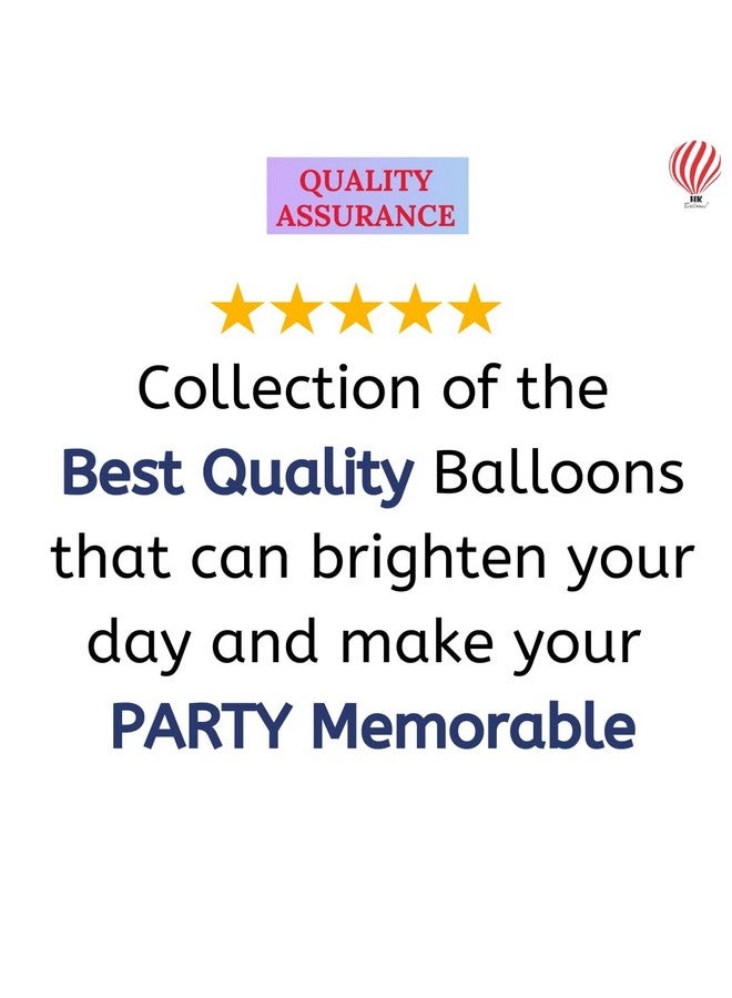 HK balloons Pack Of 34 Pcs Happy Birthday Banner Decoration Kit Set With Metallic Balloons (Pink Banner Rose Gold Balloon Combo - Pack Of 44) - Image 4