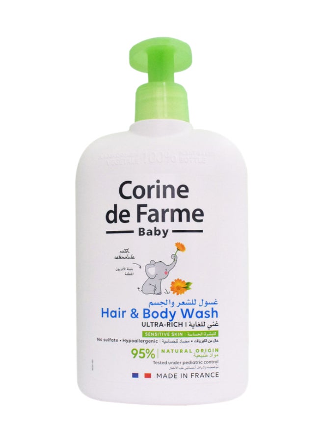 Corine de Farme CDF BABY HAIR AND BODY WASH SULFATE FREE 500ML - Image 1