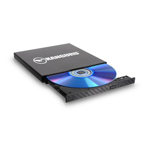 Kanguru QS Slim DVDRW DVD Burner – Slim Portable External USB 3.0 DVD/CD Drive - Image 3