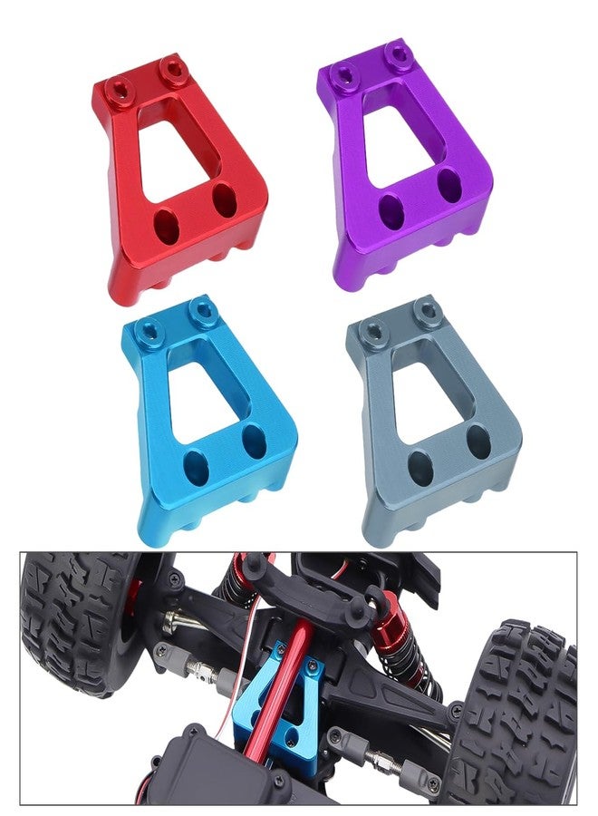 FACCNOY Front Support Frame Brace Metal Aluminum Alloy Center Driveshaft Upgrade Parts for MJX Hyper Go 1/14 14209 14210 RC Car Replacement Spare Parts 14310B, Red - Image 2