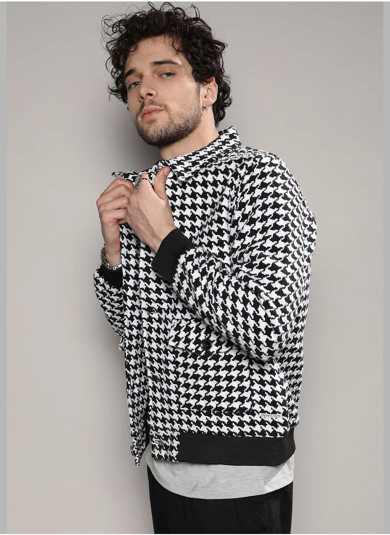Campus Sutra Checkered Jacket