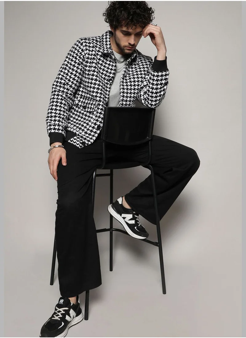 Campus Sutra Checkered Jacket