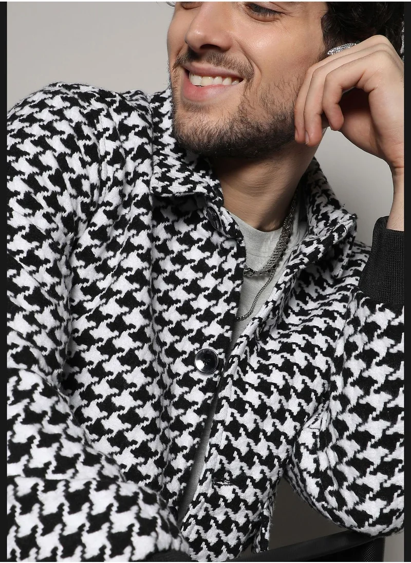 Campus Sutra Checkered Jacket