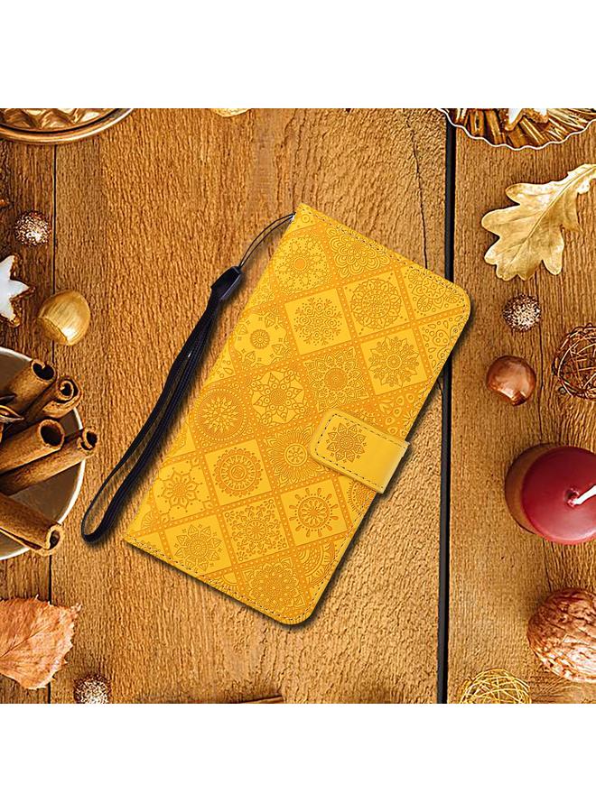 S-TOP Case For Samsung Galaxy S24 Ultra 5G Ethnic Style Embossed Pattern Leather Phone Case - Image 2