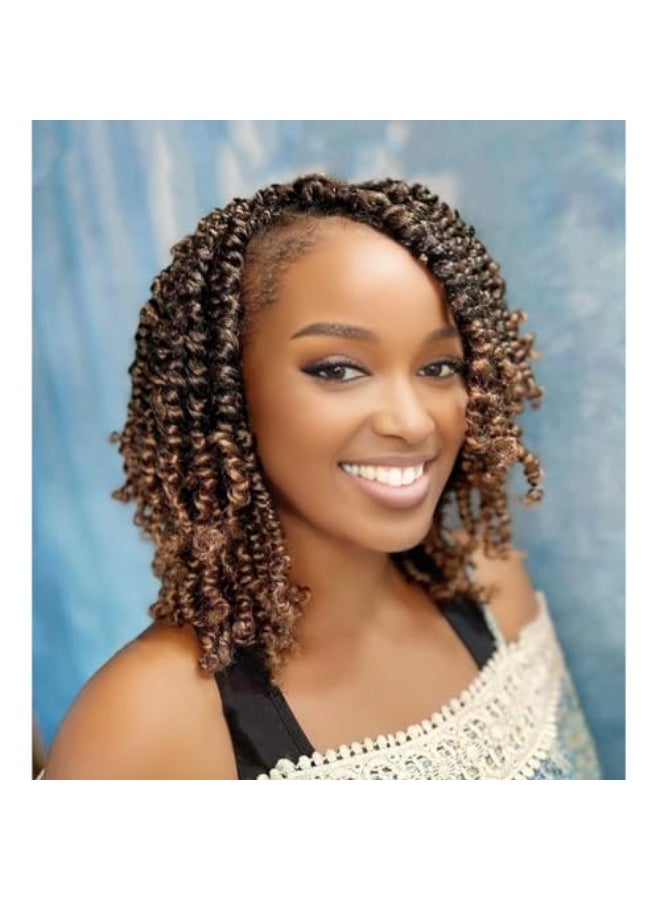 Forevery Passion Twist Hair 8 Inch Passion Twist Crochet Hair Pre twisted Crochet Hair For Black Women Crochet Passion Twist Hair With Curly Ends T30 - Image 1
