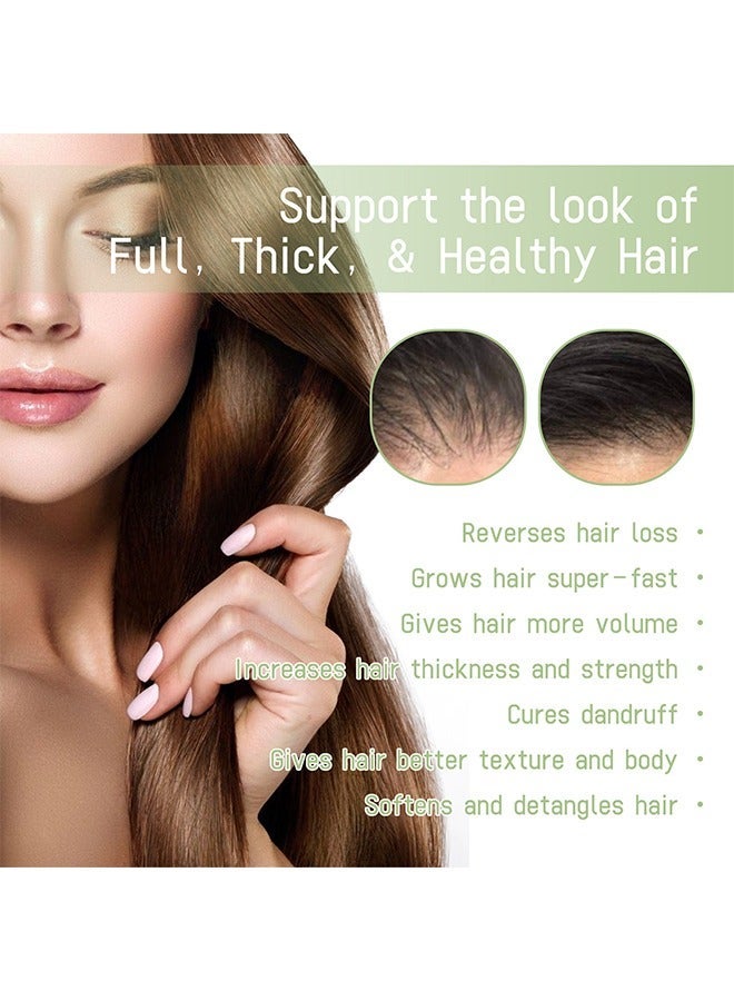 OUHOE Adivasi Hair Oil Herbal - Original Hair Growth Oil 3 IN 1 Original Hair Adivasi Hair Growth Oil | Ayurvedic Adiwasi Herbal Kesh tel with Natural Rosemary essential & Biotin for Control Hairfall anti dandruff 100ml - Image 3