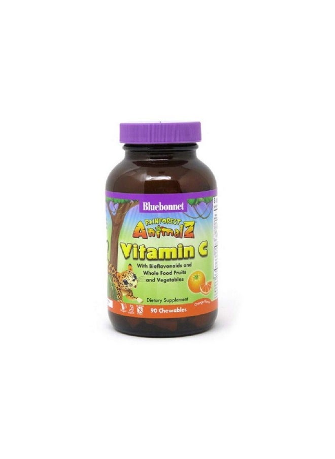 Blue Bonnet - Bluebonnet Nutrition Rainforest Animalz Vitamin C, 90 Ct - Image 1