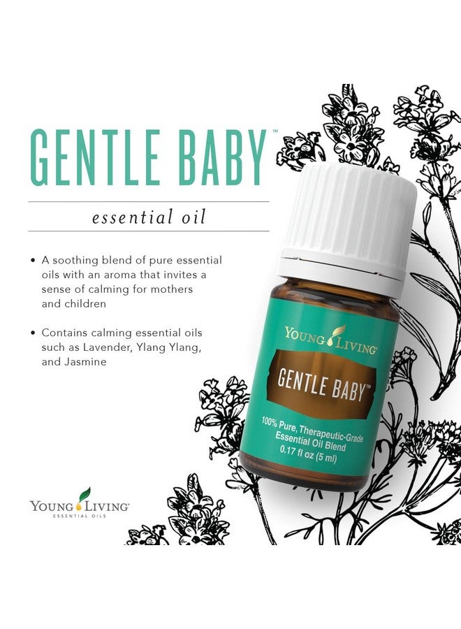 Young Living Gentle Baby Essential Oil 5ml - Calming Blend for Little Ones - Promotes Soothing Comfort - Certified Pure with Tranquil Aroma - Aromatherapy for Babies - Image 2
