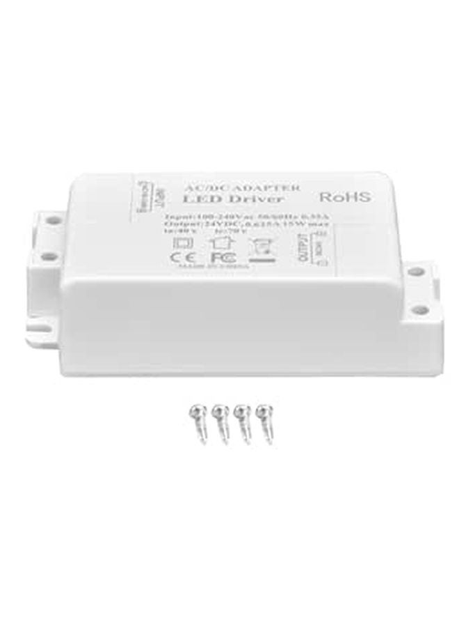 Constant Current LED Driver 15W AC to DC 24V 0.625A Power Supply for Cabinet Showcase DIY Lights - Image 1